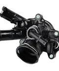 Direct Fit Engine Cooling Thermostat Housing Assembly For Mercedes Benz C Class E Class Model Years 2007 To 2021, detailed view.