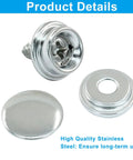 150 Piece Canvas Snap Kit Stainless Steel Marine Grade 3 Eighth Inch Socket Snaps Easy Install With Two Setting Tools