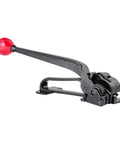 Beefy Heavy Duty Steel Banding Strapping Kit With 600 Ft Binding Straps And 300 Metal Seals, showing manual sealer tool