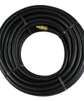 100 Foot Heavy Duty Badass Rubber Air Hose 3/8 Inch NPT Fitting 250 PSI Rated Kink Resistant Flexible EPDM Pipe For Air Compressor And Tools Garage Shop Industrial Sick Premium Quality Workhorse Gear No BS Durability coiled with brass fitting
