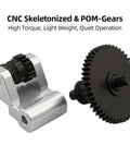 Extruder Gear Assembly Replacement For Flashforge AD5X Direct Drive Hotend Nano-Coated CNC Skeletonized POM Gears