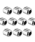 Drawn Cup Needle Roller Bearing Set Open End 4mm Bore 8mm OD 8mm Width Pack Of 10 High Load Capacity Space Saving For Restricted Mounting