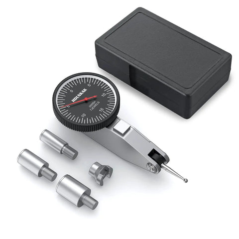 0 To 0.03 Inch Dial Test Indicator Pro With 0.0005 Inch Precision Portable Case Three Steel Dovetail Mounts For Machinery Calibration