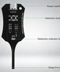 Inductance Tester Type C For Circuit Boards And Motherboards, USB C Inductor Detector with labeled detection features.