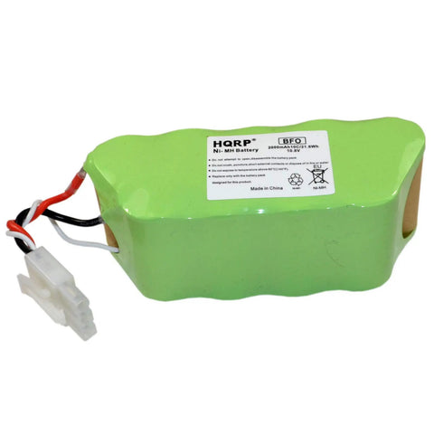 Shark Freestyle Navigator Replacement Battery 10.8V 2000mAh NiMH for XBT1106N SV1110N SV116N, green with connector attached.