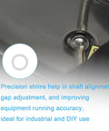 Pro Grade M17x24mm Shim Washer Kit For Machinery Alignment In 304 Stainless Steel 48 Pieces With Precision 0.1mm 0.2mm 0.3mm And 0.5mm Thicknesses For Easy Gap Tuning And Rock Solid Bolt Fits, shaft alignment shim