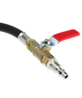 Engine Air Valve Holder Pressure Pipe With Ball Valve M12 M14 To Quarter Inch NPT for Cylinder Leak Testing
