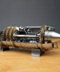 Dope 1:3 Scale WP-85 Turbojet Engine Model Kit With Motorized Blades, Functional DIY Jet Engine For STEM Projects, Aviation Fans And Engineering Enthusiasts, 3D Printed Precision Build For Hands On Learning, cutaway view