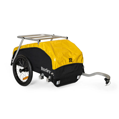 Nomad Touring Cargo Bike Trailer With Water Resistant Cover And Large Storage Capacity, 100 Lb Load Rating, side view