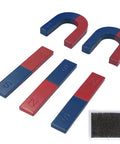 Ultimate Kid Friendly Magnet Kit For Physics And Science Experiments At School Or Home including bar and horseshoe magnets