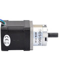 Side view of Nema 17 Geared Stepper Motor With Planetary Gearbox 5 To 1 Gear Ratio for 3D Printer Extruder CNC Robotics