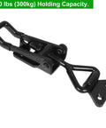 Close-up of Four Pack Adjustable Toggle Heavy Duty Latch Clamps 360 Lbs Capacity Lockable Quick Release Metal Draw Latches