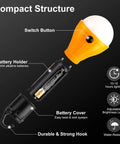Soft Amber Sleep Lantern Bulbs, 4 Pack, Portable Hanging Bug Resistant Lights For Kids And Babies, batteries not included