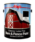 Black Latex Barn And Fence Paint 1 Gallon For Tough Exterior Jobs Weatherproof Exterior Latex Finish For Wood Masonry Brick And Metal