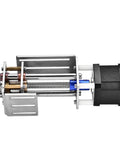 Slick Electric Linear Rail Guide And Z Axis Slide Module Level Up Your Cnc Rig with steel slide, stepper motor, and adjustable components.