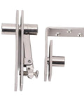 Concealed Door Pivot Hinge Stainless Steel Heavy Duty Brushed Finish 180 Degree Rotation 300 Lbs Load Capacity For Wooden Doors And Aluminum Frame Doors Hidden Pivot Hardware Built To Last