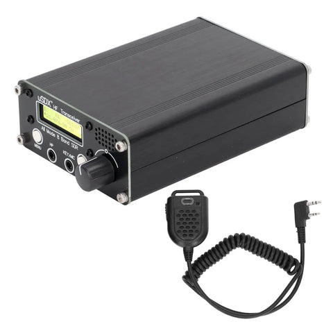 8 Band HF SSB QRP Radio Transceiver With LCD SDR Full Mode CW FT8 JS8 FT4 Compatible Digital Modes BNC Antenna Connector