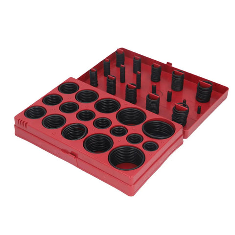 32 Sizes Rubber O Ring Kit High Temp Heat Resistant Seal Set with assorted sizes in red storage case