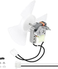 Mobile Home No Fuss Bathroom Exhaust Fan Replacement Kit With Motor And Blade, Quiet 1.0 Sone 50 CFM Ceiling Vent Fan parts shown