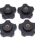 Plug And Play Heavy Duty Feather Boards 2 Pack For Table Saws Bandsaws And Router Tables ABS nylon knobs with brass inserts.