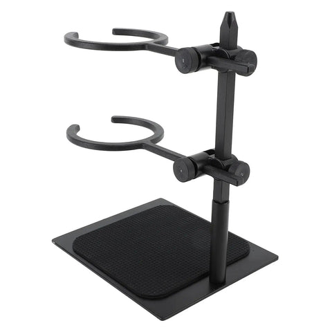 Top Shelf Pour Over Coffee Dripper Stand With Double Layer Brewing Tower Premium Aluminum Alloy Ceramic Glass Hand Brew Kit base with adjustable arms