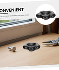 2 Pack Outdoor Faucet Spigot Handle Replacement 60mm Bakelite Butterfly Valve Handwheel With 7x7mm Square Hole shown on table