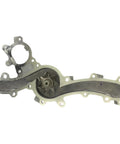 Top Notch New Engine Water Pump With Gasket WPT 808 For Popular Lexus And Toyota Models, front view of the metal pump unit