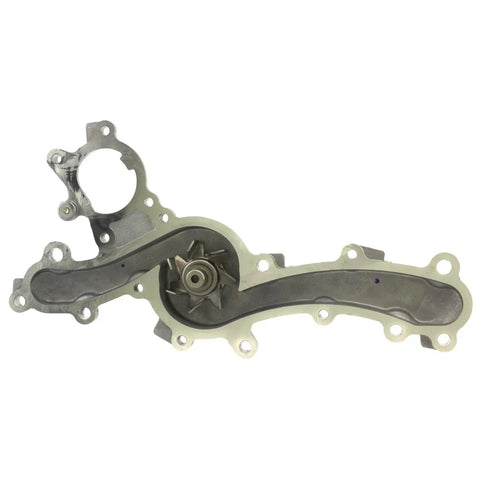 Top Notch New Engine Water Pump With Gasket WPT 808 For Popular Lexus And Toyota Models, front view of the metal pump unit