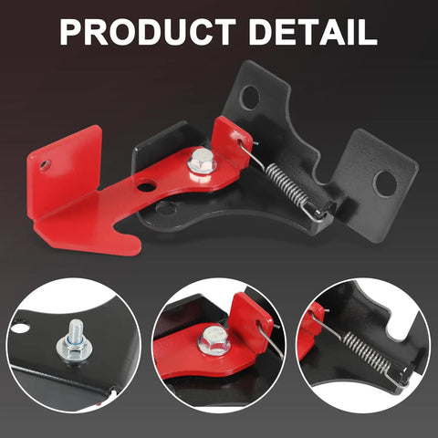 Spring Parking Brake Thingy Kit for Polaris RZR and Ranger UTVs easy install detailed view with bolts and spring mechanism