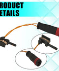 Mercedes-Benz Brake Pad Wear Sensor Front And Rear Kit For W211 W220 E Class CLK Models 4-piece replacement plug and play components