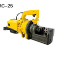 Aoxhugb Portable Electric Rebar Bender And Cutter With Hydraulic Power Quick Cutting Action Safety Protection Corrosion Resistant Design Easy To Handle For Construction Sites High Efficiency Brush Motor Works Wires And Rods Smooth Operator Perfect For, handheld yellow hydraulic rebar cutter