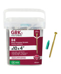 R4 Number 10 X 4 Inch Framing Screws Set Built For Tough Outdoor Jobs Deck And Fence Fasteners Rust Resistant Climatek Coating 270 Piece Pack With Fast Bite Tip Star Drive Recess T 25 Bit Included.