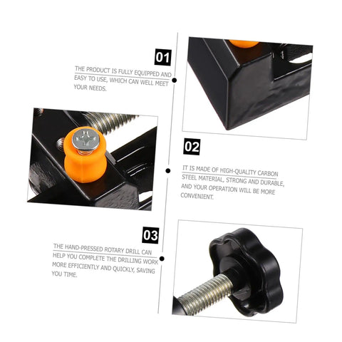 Close-up of One Set Drill Bit Kit showcasing carbon steel construction and hand-pressed rotary drill for precise DIY projects.