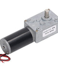 Straight Up Reliable DC24V Self Locking Gear Motor With Reversible Single Shaft And Heavy Duty Aluminum Housing Delivers Locked Stability At 80RPM for robotics and medical projects.