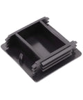 Soft PVC end caps for 1 5/8 inch strut channel protect channel ends from dust and corrosion, provide quick tool-free installation
