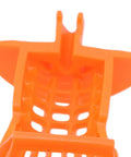 Close-up view of OEBUAFI Bathtub Drain Hair Catcher with Handle, TPR Clog Prevention, featuring a textured surface for hair capture.