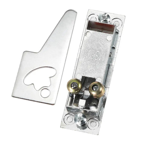 Electric Cabinet Door Cam Lock With Red Push Button Fits 0.16 Inch 4mm Thick Panels Durable Zinc Alloy Lock Shell MS6032 components