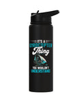 Its A Gyrocopter Thing Water Bottle For Flight Crew And Gyroplane Fans Stainless Steel Insulated Bottle Keeps Drinks Cold Or Hot