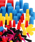 Dope 250 Pc Silicone Cone Plug Kit With 8 Sizes Perfect For Air Conditioner Drain Holes And Powder Coating Projects So You Can Seal Up All Your Needs Like A Pro Without Breaking The Bank And Reuse It Many Times. Assorted silicone cone plugs in 8 sizes, red, blue, yellow, black, and pink