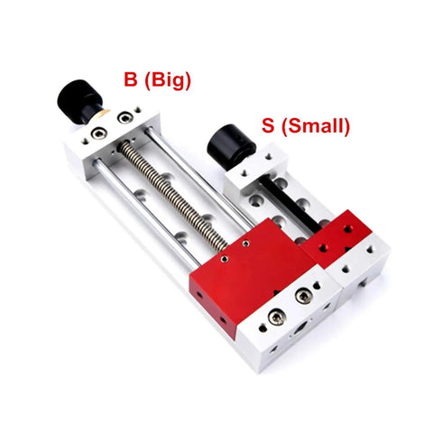 Compact Aluminum CNC Engraving Vise For Desktop Projects Adjustable Bench Clamp With Pre Drilled M5 Holes Lightweight Yet Sturdy