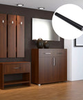Black Peel And Stick Cabinet Wallpaper, Repositionable PVC Furniture Decals, Self Adhesive Desk Wrap With Slick Finish displayed in home decor.