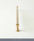 Haywood 4 Pack Brushed Brass Cabinet Pulls 12.5 Inch Solid Zinc Alloy Handles end view on white background