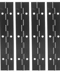 4 Pack Stainless Steel Piano Hinges Black Continuous Hinges For Furniture Heavy Duty Smooth Opening And Anti Deformation Design Tough As Nails