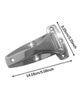 Door T Strap Hinge For Cabinets, Furniture, And Gates Zinc Alloy Tee Hinge Replacement DIY No Fuss Install Durable Silver