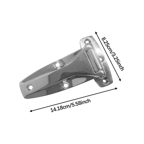 Door T Strap Hinge For Cabinets, Furniture, And Gates Zinc Alloy Tee Hinge Replacement DIY No Fuss Install Durable Silver