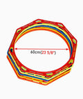 Octagon rings from RC FPV Racing Training Set with PVC, 60cm diameter, ideal for drone obstacle courses and model aircraft training.