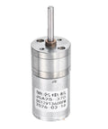 Beefy DC 12V Geared Electric Motor At 3 Watts With 25 Millimeter Diameter, compact design ideal for robotic applications.