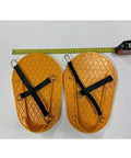Concrete Plastering Cushion Sleeper Shoes for work that prevent shoe marks on finished floors, measuring tape, 11.8 inches