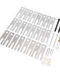Stainless Steel Trailing Arm Shim Kit For Chevy 1963 1982 Rear Trailing Control Arm Shim Set with Installation Hardware