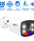 No Brainer 16 Channel 12MP NVR Security System camera with 4K full-time color night vision and AI face recognition features.